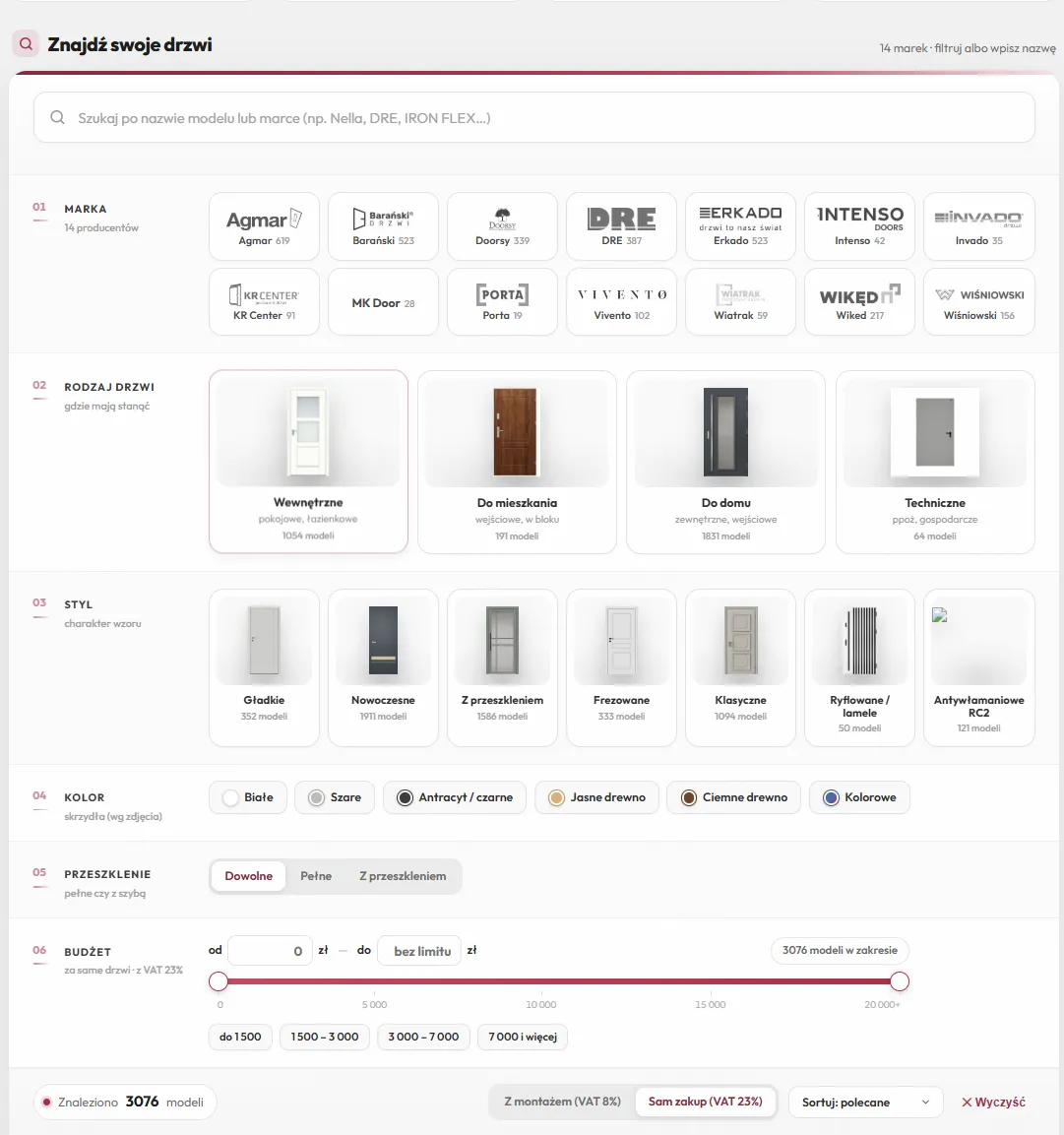 Konfigurator KAMA System