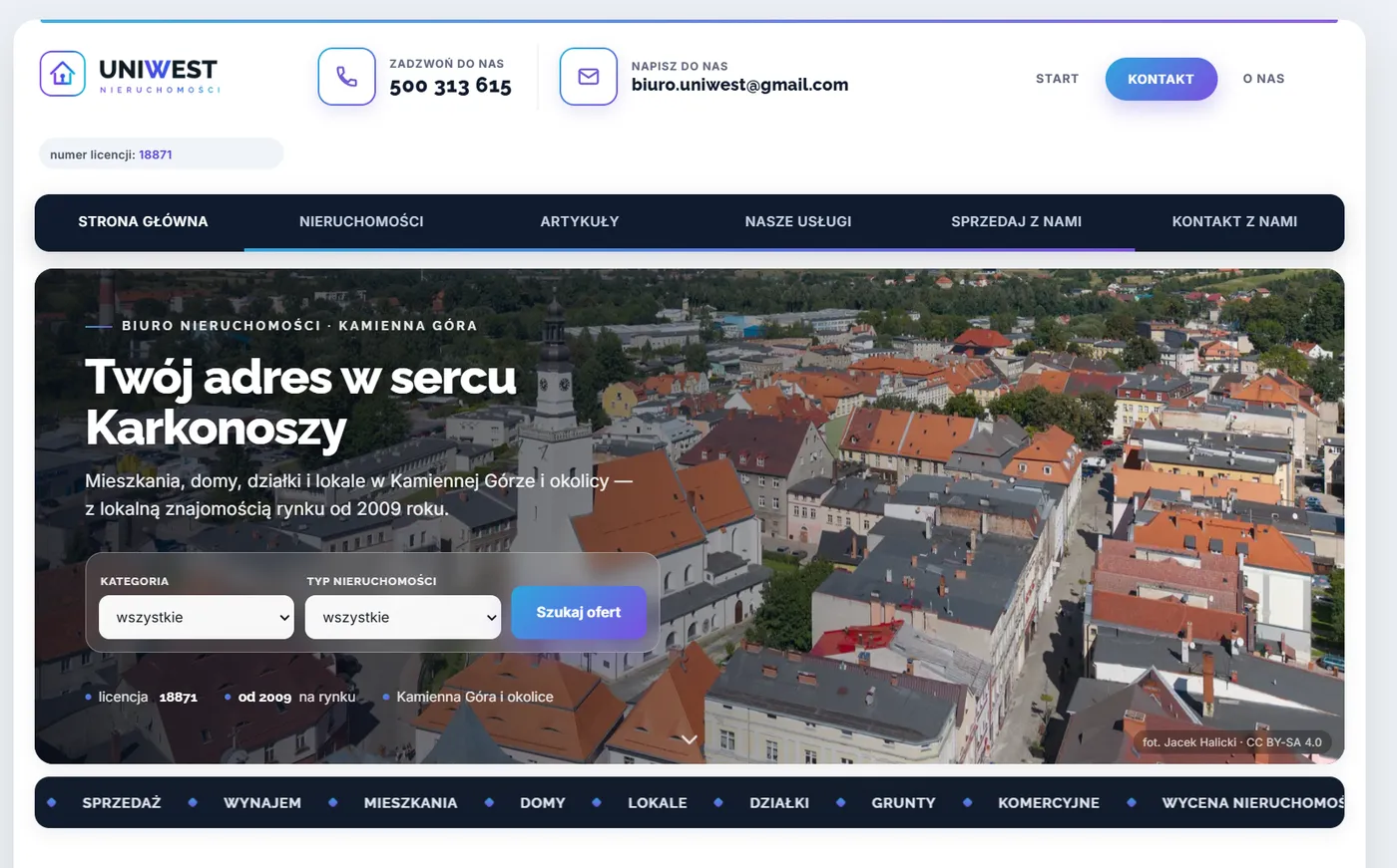 UNIWEST: strona główna